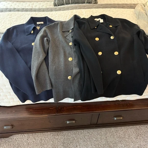 J. Crew Warwick Sweater Blazer NWT Lot Of 3 - Picture 1 of 6